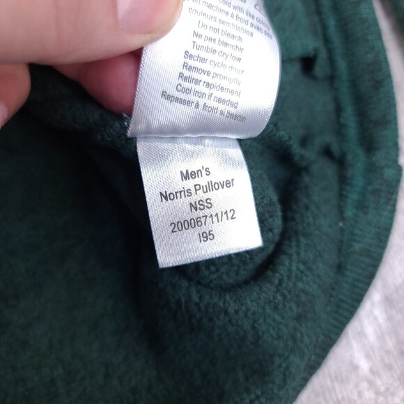 Mountain Khakis Mens Norris Fleece Sweater Size Small Green Button Pullover - Picture 7 of 10